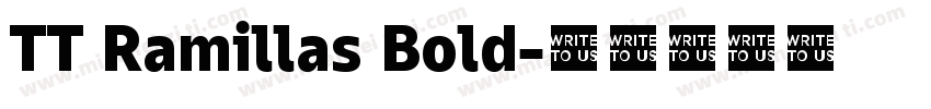 TT Ramillas Bold字体转换